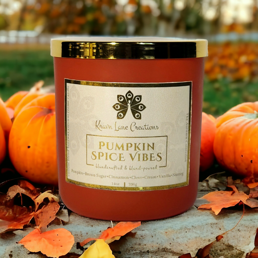 "Pumpkin Spice Vibes" Luxury Candle